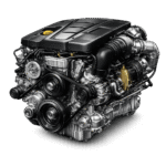 Car engine for engine diagnostics and repair services including check engine light diagnostics and tune-ups